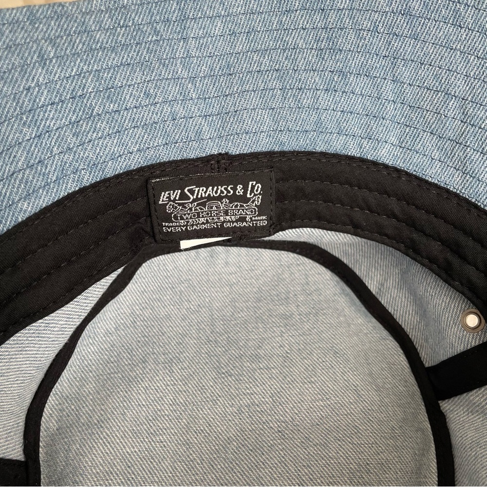 Levi's Lightwash Denim Bucket Hat Gorpcore Streetwear - Picture 5 of 5
